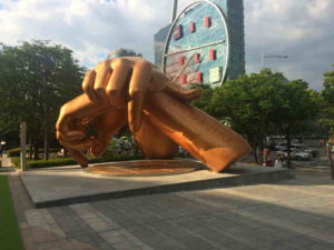 Gangnam Style Hands (Seoul, South Korea)